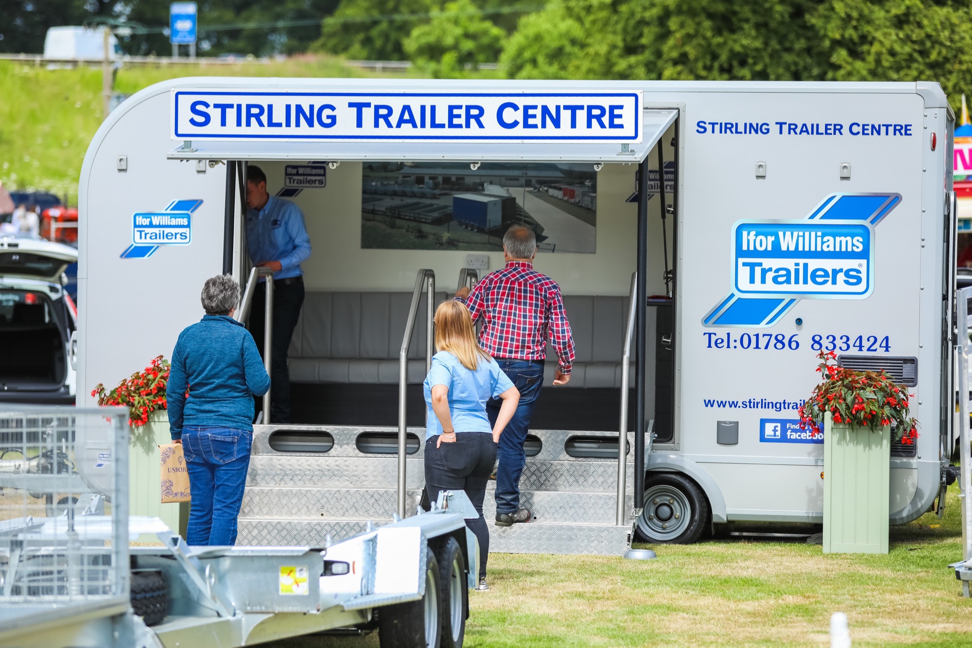 Trade stands, craft tent, charity stalls and merchandise