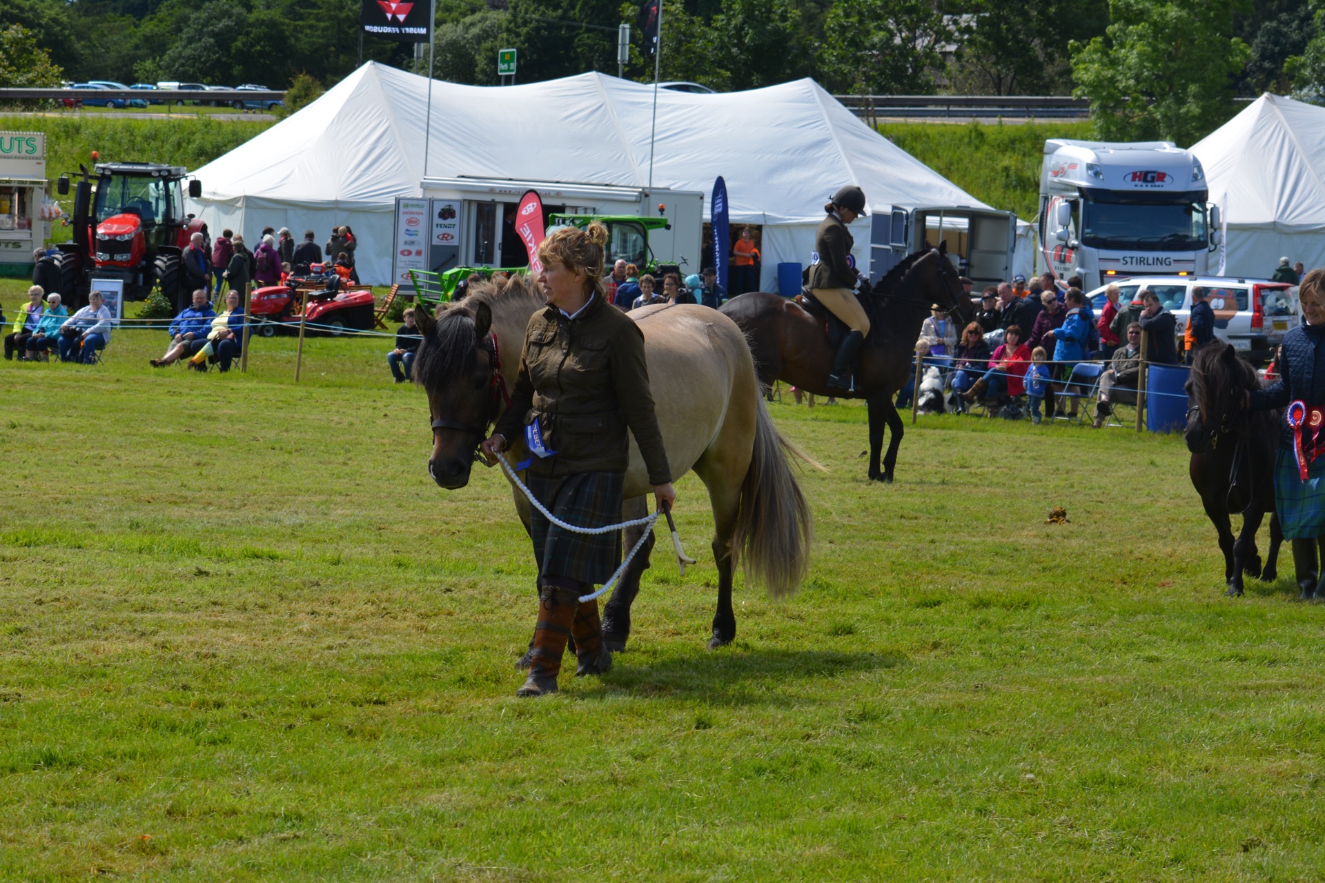 The main ring at Doune & Dunblane Show